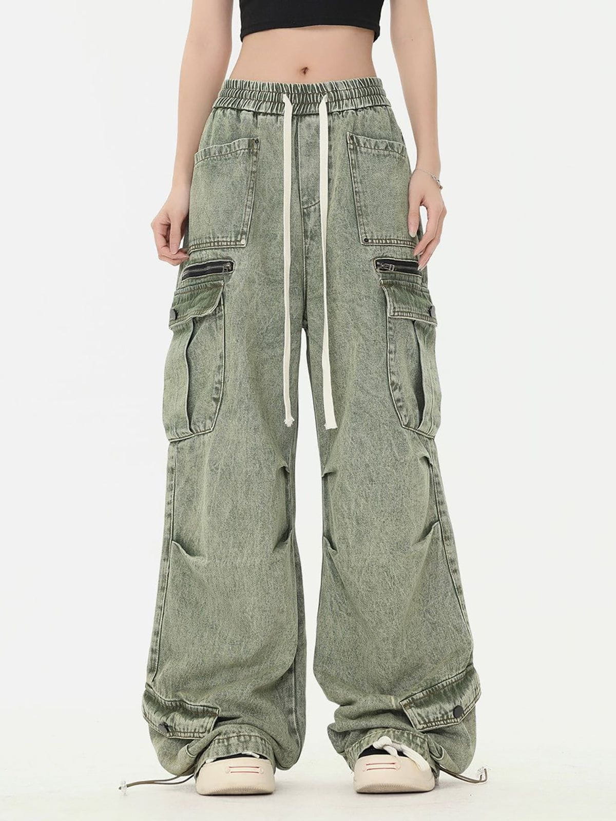 Esmée - Cargo Jeans met Trekkoord