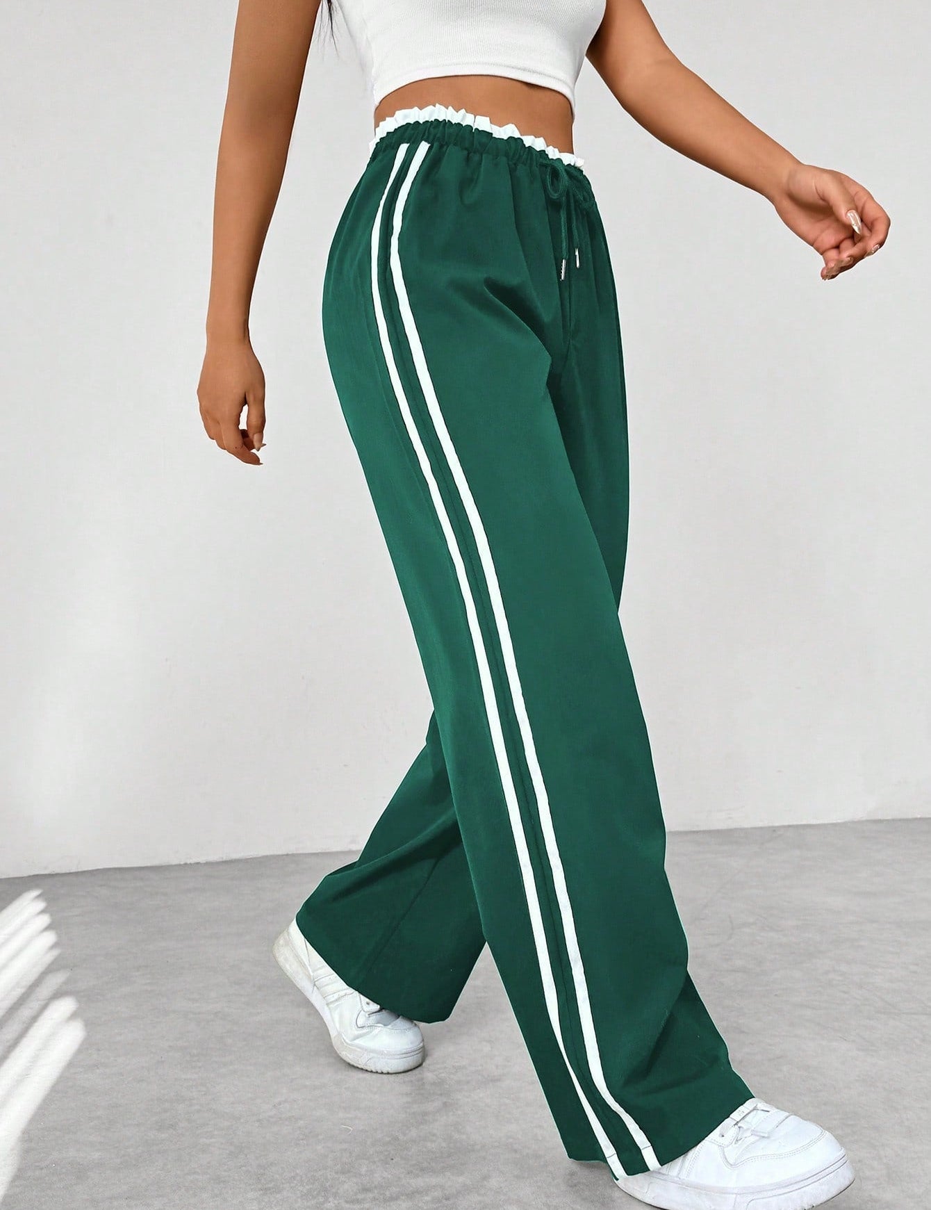 Yara | Stijlvolle Wide-Leg Sportieve Broek