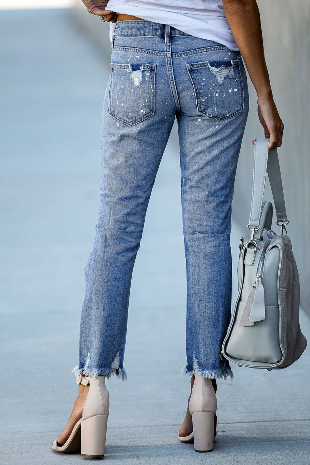 Casual Gescheurde Jeans