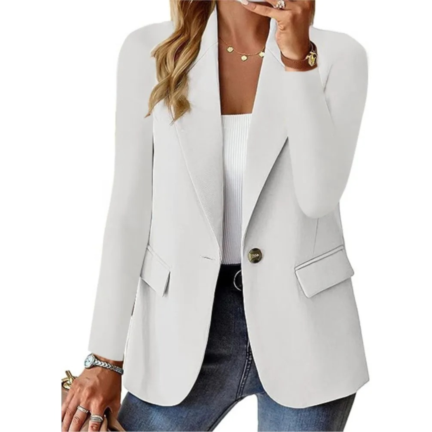 Stijlvolle Dames Blazer - Comfort en Duurzaamheid