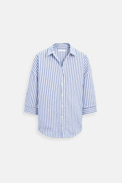 Emilie | Stijlvolle Gestreepte Katoenen Blouse