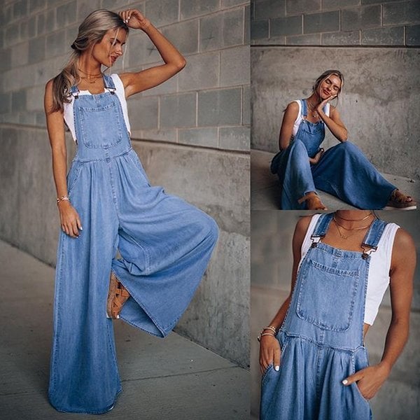 Dames Denim Jumpsuit - Stijlvol Comfort en Fashion