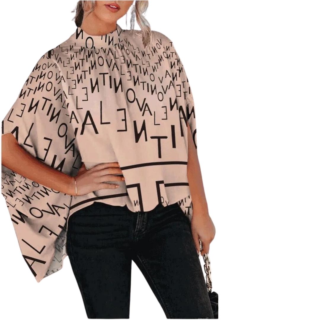 Genoveva - Blouse met abstracte prints