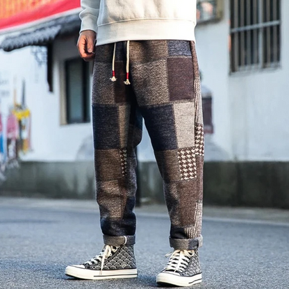 Patchwork joggingbroek