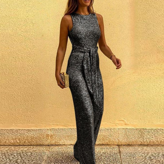 Sophie | Feestelijke dames jumpsuit met glitters