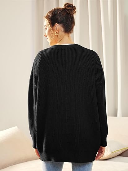 Lichte cardigan met V-hals en knoopjes