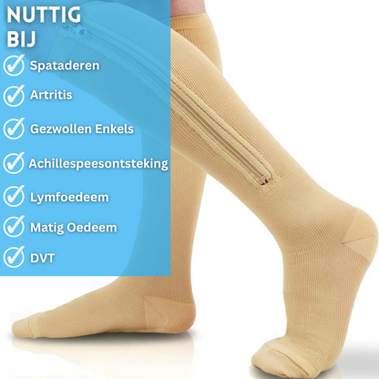 Comfortabele compressiekousen