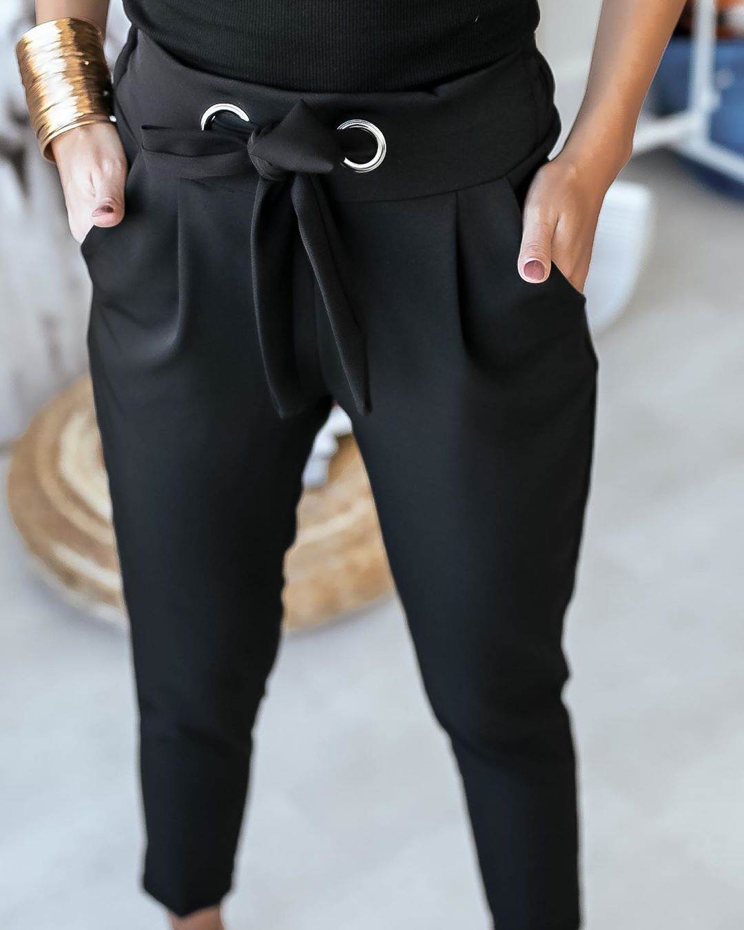 Claudia | Hoge taille broek met elegance