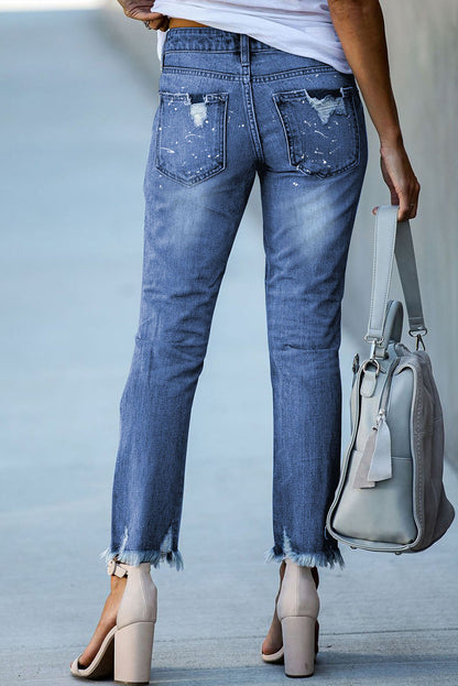 Casual Gescheurde Jeans