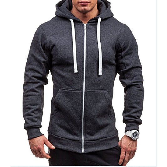 Stijlvolle Heren Hoodie van Hoogwaardige Materialen