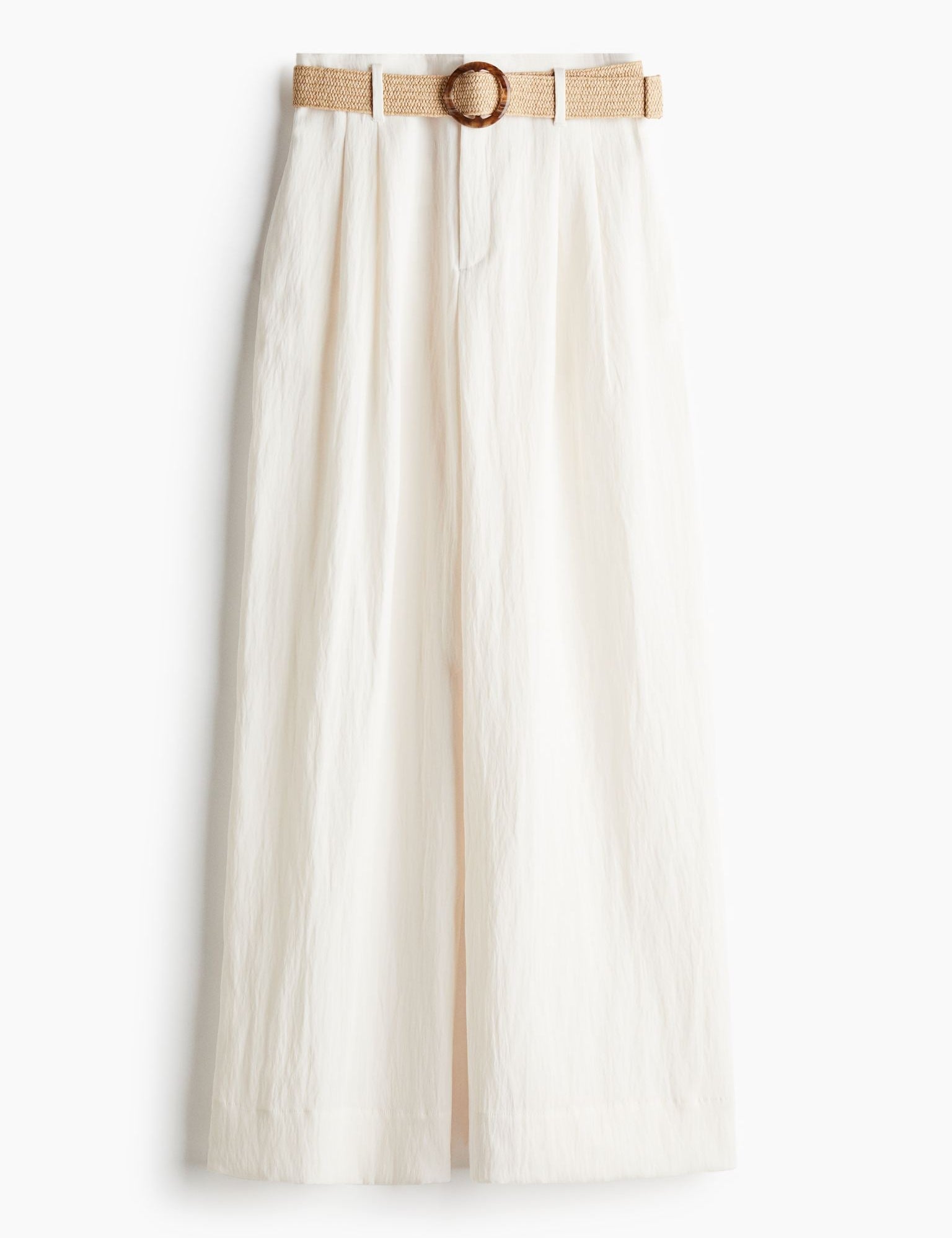 Stijlvolle Oversized Broek met Riemen - Trendy en Comfortabel