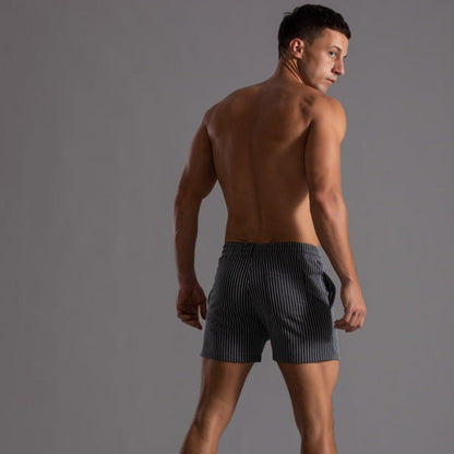 Super-stretch fitness shorts voor heren - ultieme flexibiliteit en comfort voor diverse soorten workouts en ontspanning.