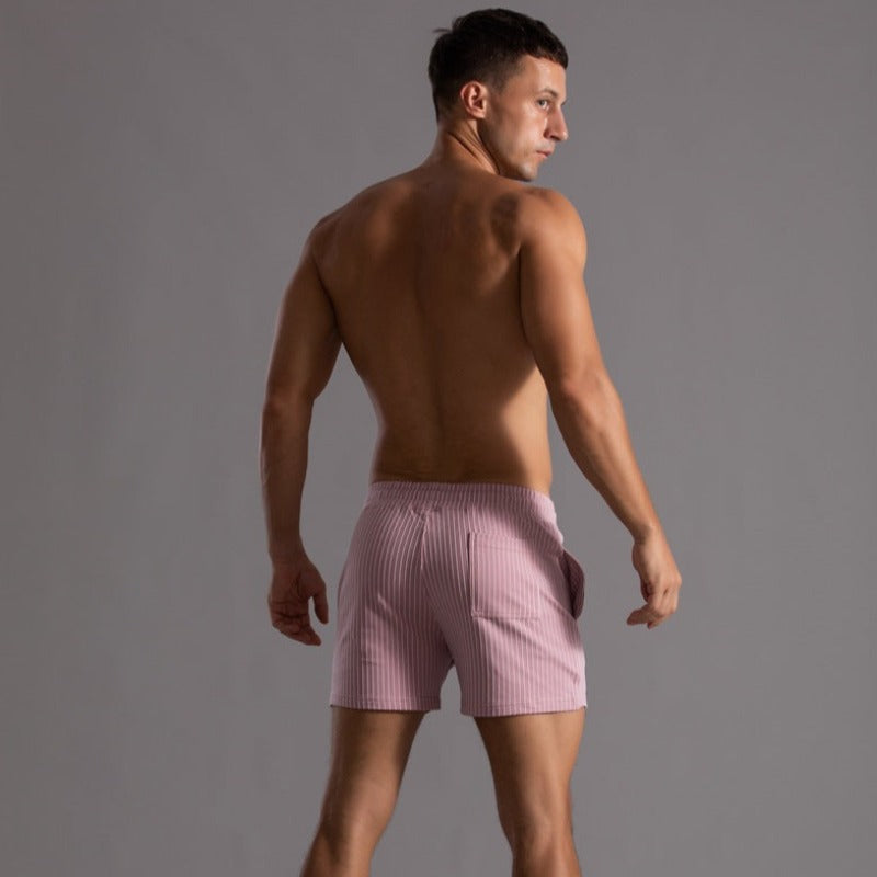 Super-stretch fitness shorts voor heren - ultieme flexibiliteit en comfort voor diverse soorten workouts en ontspanning.