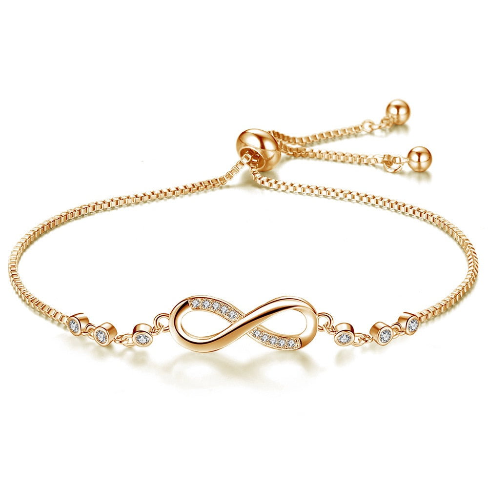 Prachtige Handgemaakte Infinity Armband - Tijdloze Elegantie