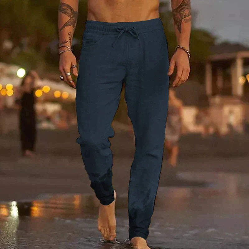 Stijlvolle Casual Linnen Broek voor Heren