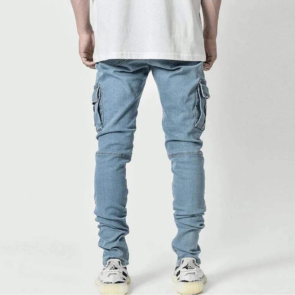 Fernand - Heren Denim Cargo Broek