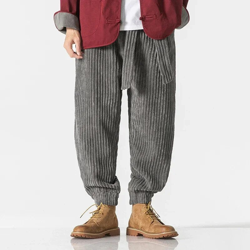 Andrew | Stijlvolle corduroy broek