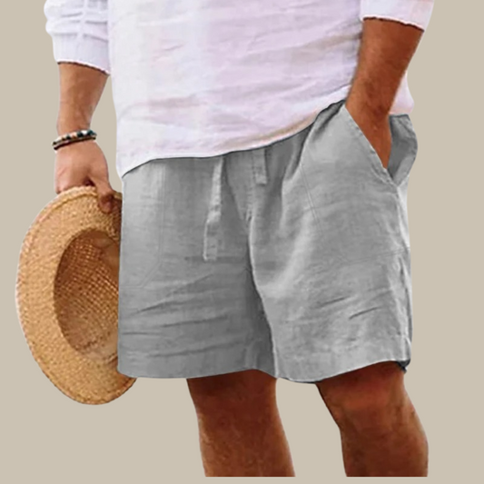 Stijlvolle Heren Linnen Short - Zomerse Comfort en Elegantie