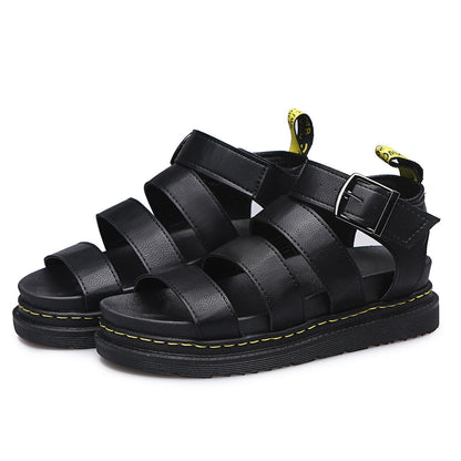 Leren sandalen, perfect voor een trendy en comfortabele wandeling. Gemaakt van hoogwaardig leer en voorzien van een ondersteunend voetbed.