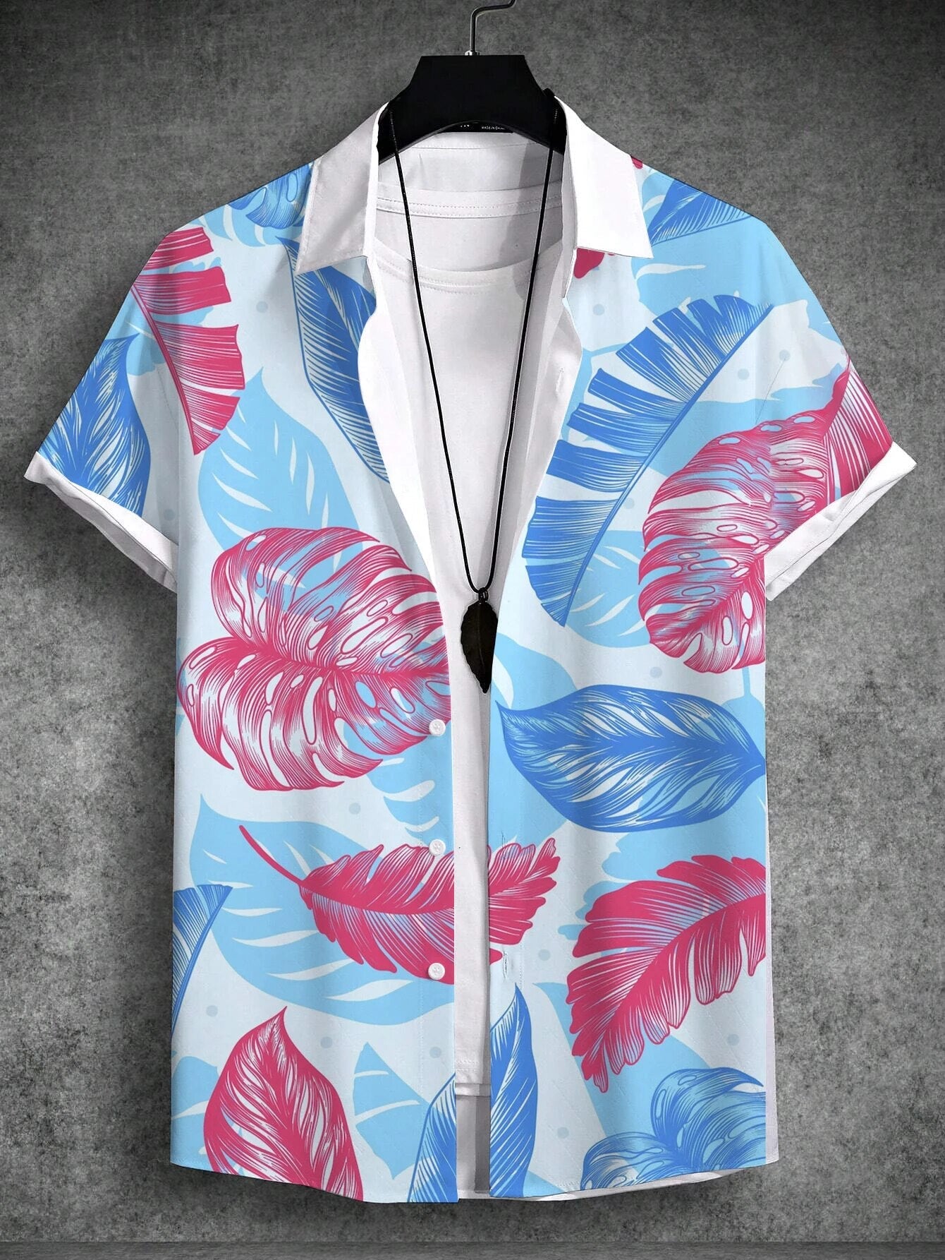 Fleurig zomer shirt met tropische print