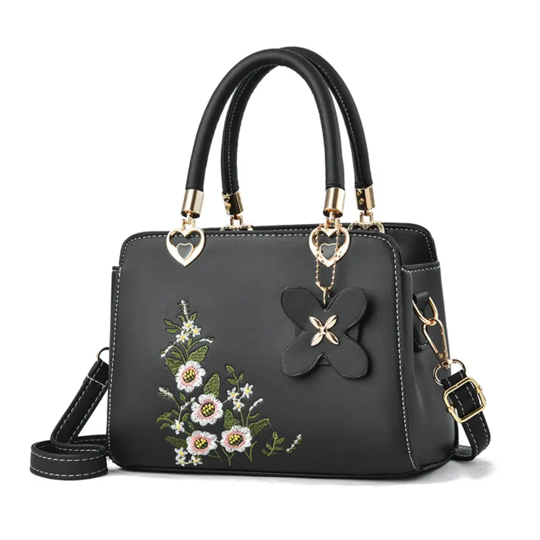 Flora Crossbody Tas | Met prachtig borduursel