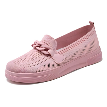 Comfortabele platte loafers