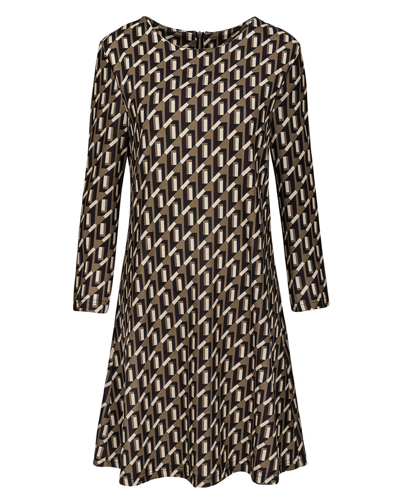 Marant | Elegante A-lijn jurk met ronde hals