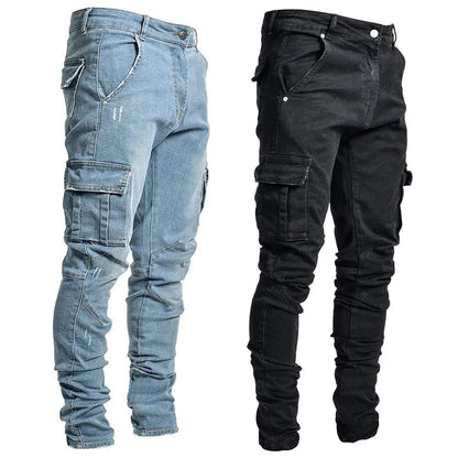 Fernand - Heren Denim Cargo Broek