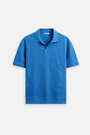 Stijlvolle Heren Polo T-shirt van Wol met Structuur
