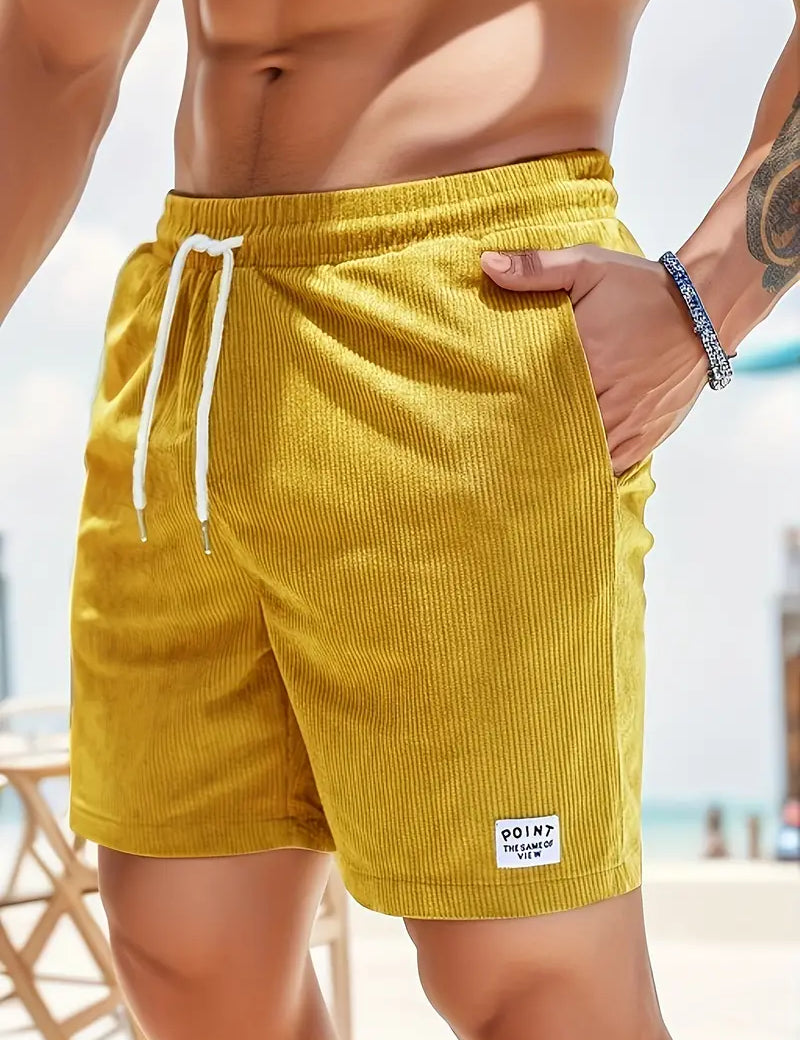 Heren zwembroek, perfect voor ontspanning aan het strand of het zwembad. Met een elastische taille voor een comfortabele pasvorm en een verstelbaar trekkoord voor extra bewegingsvrijheid.