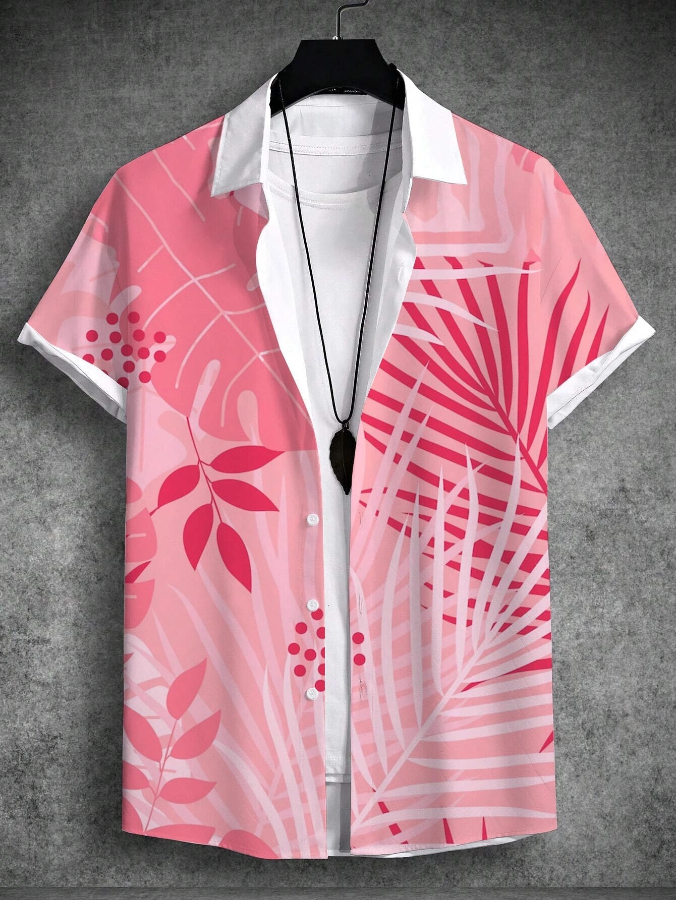 Fleurig zomer shirt met tropische print