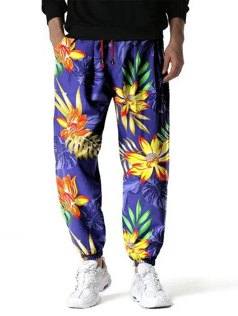 Loeka | Bloemenprint Joggingbroek met stijl