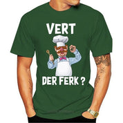 James | Zweedse kok Muppets T-shirt in de kleur Groen voor heren in stijl geschikt voor alle seizoenen.