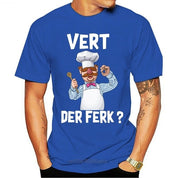 James | Zweedse kok Muppets T-shirt in de kleur Hemelsblauw voor heren in stijl geschikt voor alle seizoenen.