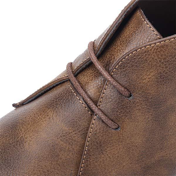 Albert | Vintage Lederen Enkelboots