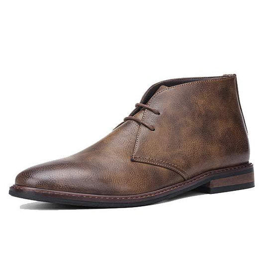 Albert | Vintage Lederen Enkelboots