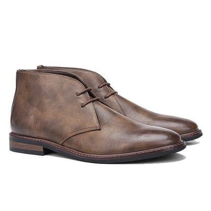 Albert | Vintage Lederen Enkelboots