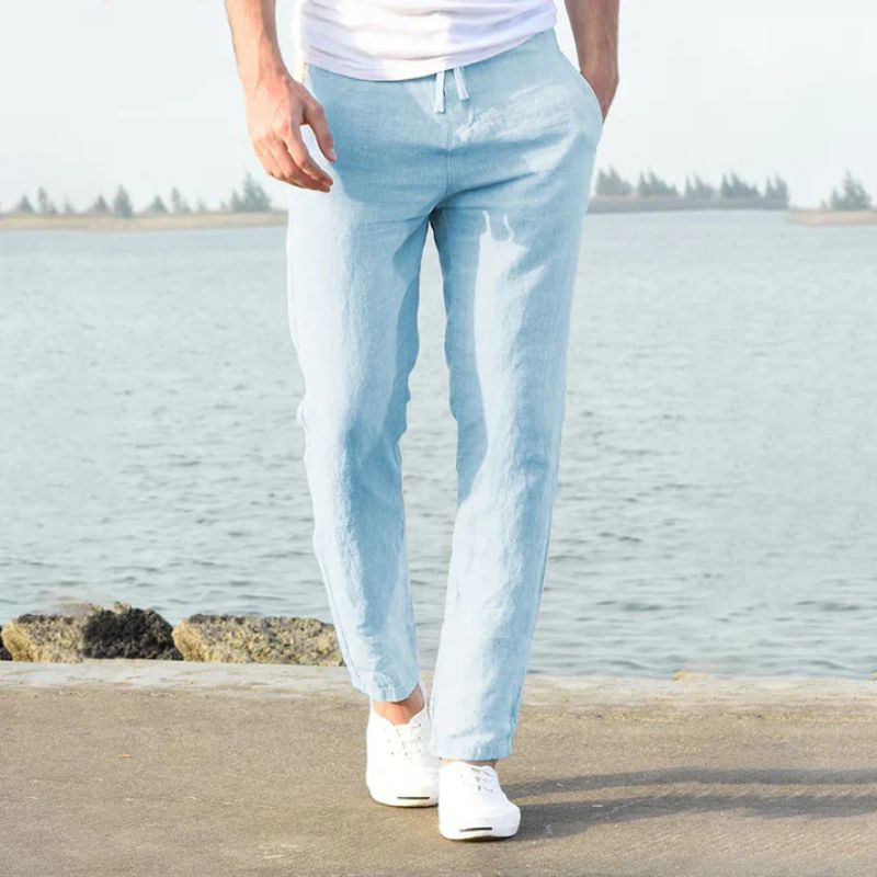 Stijlvolle Luchtige Linnen Zomerbroek voor Heren
