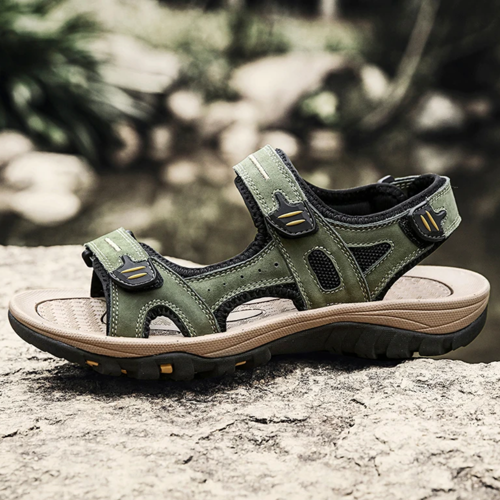 Orthopedische zomersandalen met klittenband