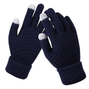 Sophie | Stijlvolle en functionele gebreide handschoenen in de kleur Donkerblauw voor dames in stijl ideaal voor de winter