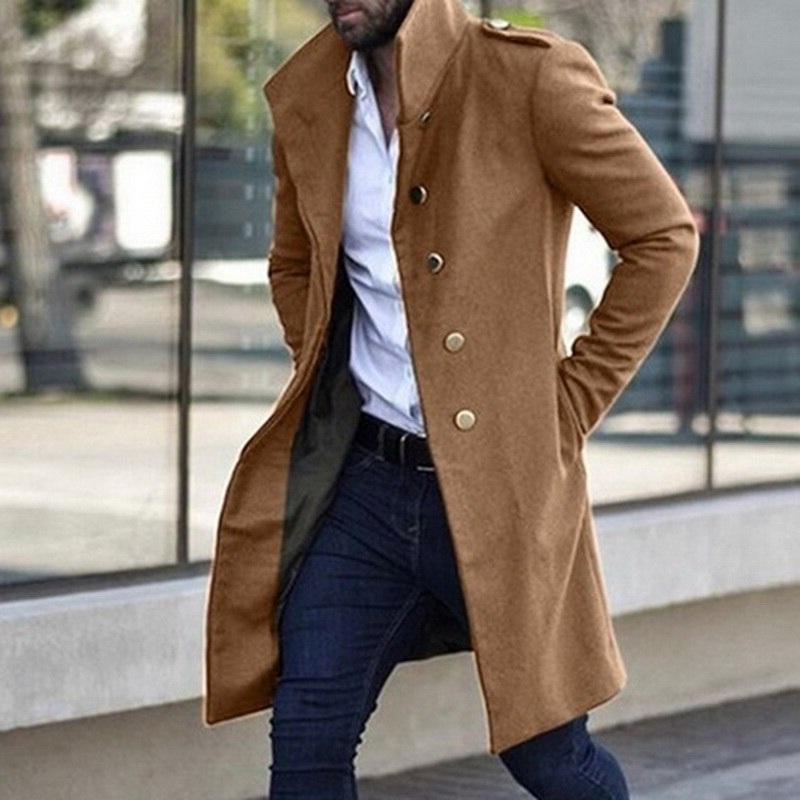 Tim | Extreem modieuze heren trenchcoat in de kleur Lichtbruin voor heren in Heritage stijl ideaal voor de herfst.