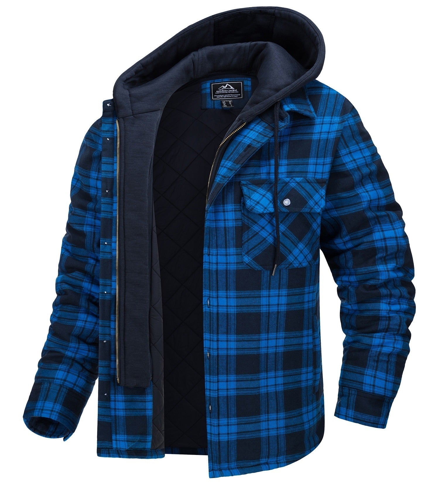 Blauw voor heren in stijl ideaal voor de herfst.