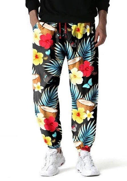 Loeka | Bloemenprint Joggingbroek met stijl