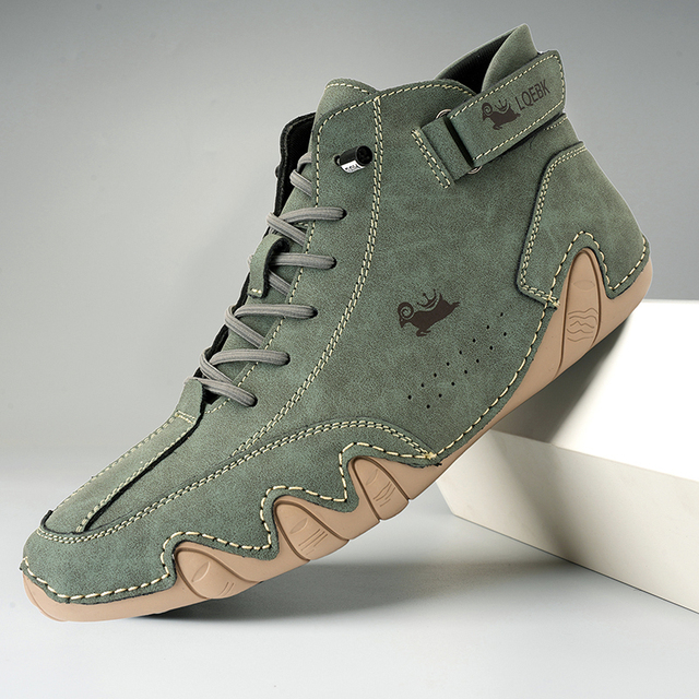 Decks | Ultra-comfortabele antislip blotevoetschoen van echt leer (Unisex)