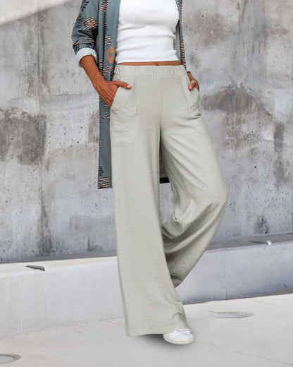 Pantalon Effen hoge taille