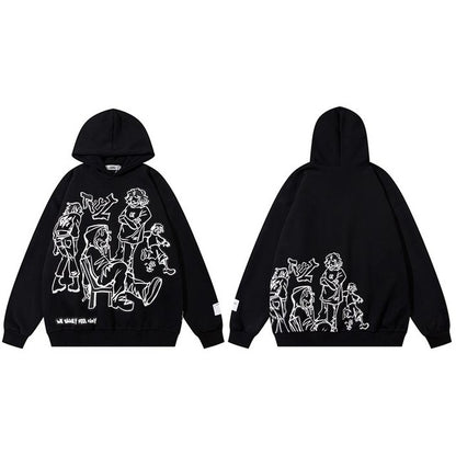 2023 Unisex Streetwear Hoodie Sweatshirt Grafisch