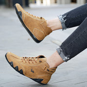 Decks | Ultra-comfortabele antislip blotevoetschoen van echt leer (Unisex)