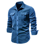 P. legend Overhemd | Casual overhemd voor heren in de kleur Blauw voor heren in stijl geschikt voor alle seizoenen.